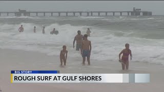 Gulf Shores officials warn of unsafe surf conditions after drowning 2 swimmers saved [upl. by Melitta]