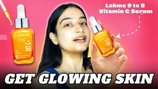 Skin that looks glow washed Lakmé Blush amp Glow Vitamin C Serum Facewash  Hindi [upl. by Thalassa]