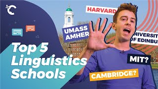 Top 5 Linguistics Schools in the World [upl. by Eissehc]