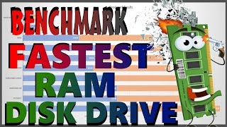 RAM DRIVE DISK SPEED BENCHMARK COMPARE REVIEW [upl. by Kcirde415]