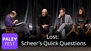 Lost  Paul Scheers QuickFire Questions Paley Center Interview [upl. by Wivina307]