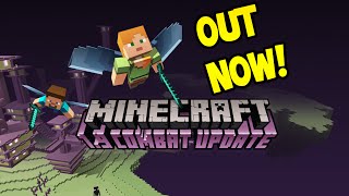 Minecraft 19 Combat Update  OUT NOW  All Features [upl. by Adorl]