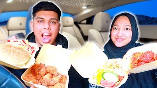 FAST FOOD CAR MUKBANG [upl. by Tiena]