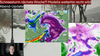 ABENDUPDATE Nächste Woche SCHNEESTURM möglich USModell rechnet BLIZZARDÄHNLICHE VERHÄLTNISSE [upl. by Krall]