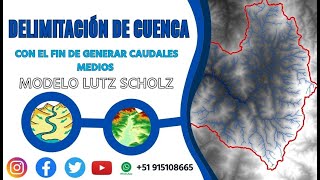 Delimitación de una cuenca hidrográfica  DIRECTO [upl. by Eilsehc]