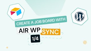 Create a Job Board with Air WP Sync 14  Setting Up CPT and Custom Fields with ACF [upl. by Antonin]