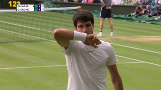 Carlos Alcaraz vs Novak Djokovic  The Final Game  Wimbledon 2023 [upl. by Gnep41]