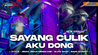 DJ SAYANG CULIK AKU DONG JEDAG JEDUG MENGKANE VIRAL TIKTOK • BONGOBARBAR [upl. by Elyad]