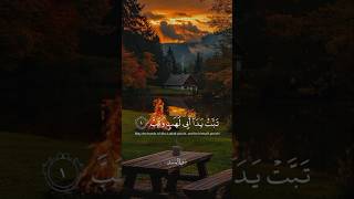 Surat TabbatSurat al tabbatQuran best voice Tilawaatislamicstatus quran ytshorts recitation [upl. by Epifano2]