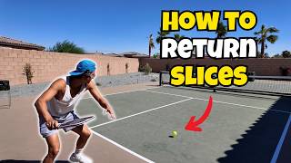 How to Return Slices  5 Minute Tutorial ft Titan Ball Machine amp Topspin Pro [upl. by Latsyek]