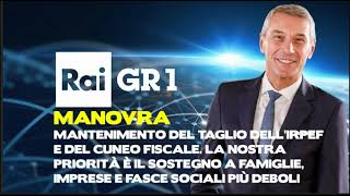 Manovra De Poli mantenere taglio Irpef e cuneo fiscale sostenere famiglie imprese e più deboli [upl. by Jonati]