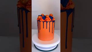 viralvideo cakedecorating cakedesign cakedecoratingideas youtubeshorts orange artcake trend [upl. by Kinzer]