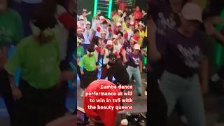 zumba dance willtowin tv5 tvshow willierevillamieperformance shorts [upl. by Jakoba]