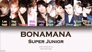 Super Junior  Bonamana zona lyrics subscriber [upl. by Pattin432]