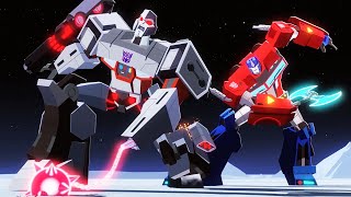 Optimus Prime Saves the Day  Cyberverse  Transformers Official [upl. by Elnukeda]