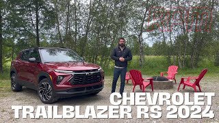 LucOlivier Chamberland revisite le Chevrolet Trailblazer RS 2024 [upl. by Yetnom726]