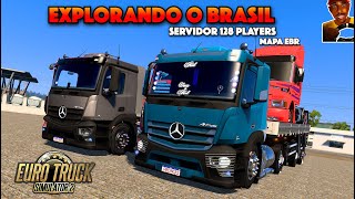 BOTANDO PRESSÃO NO MULTIPLAYER CUIDA  MAPA EBR 151  EURO TRUCK SIMULATOR 2✅ [upl. by Llezo147]