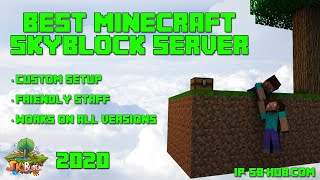 Minecraft 1181 SkyBlock Server IP 2022 [upl. by Topper550]