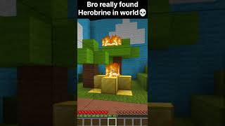 Bro really found Herobrine in free edition 💀🕷️ [upl. by Olds]