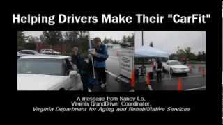 Helping Drivers Make Their quotCarFitquot  A Message from Va Granddriver [upl. by Aitercul]