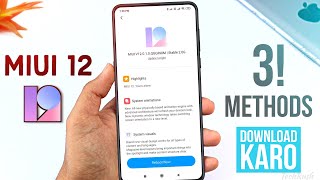 TOP 3 METHOD TO DOWNLOAD MIUI 12 FAST IN YOUR ANY DEVICE  JUST 5 MINUTE 😉 ME INSTALL [upl. by Blas892]