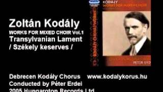 Kodály Zoltán Transylvanian Lament  Székely keserves [upl. by Aserat]