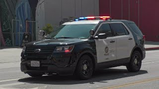 LAPD Central Units Responding Code 3 [upl. by Notned148]