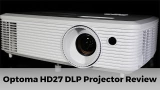 Optoma HD27 DLP Projector Review [upl. by Juli]