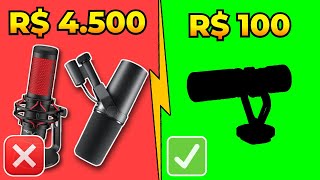 NÃO COMPRE o microfone do Flow ou do Casimiro qual microfone comprar [upl. by Ahcim]