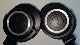 Audio Technica ATH M50xBT2 Wireless OverEar Headphones Bluetooth Black [upl. by Sinnoda135]