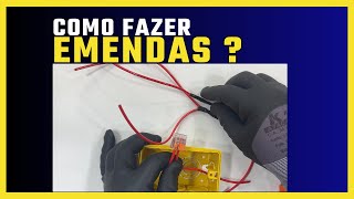 COMO FAZER EMENDAS NA INSTALAÇÃO ELÉTRICA [upl. by Aninay597]