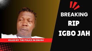 Police “Accidentally” Kills Musician Igbo Jajaja In Enugu While He Was Performing Protest Erupts [upl. by Ibbison]