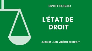 LEtat de droit [upl. by Ploss]