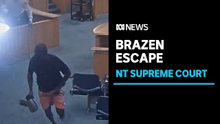 Darwin man sentenced after dramatic escape from dock at NT Supreme Court  ABC News [upl. by Auqenehs]