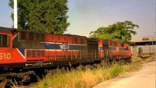 MLW MONTREAL LOCOMOTIVE WORKS quotMX627quot amp quotMX636quot at ThessalonikiMacedonia Greece 210712 [upl. by Laetitia710]