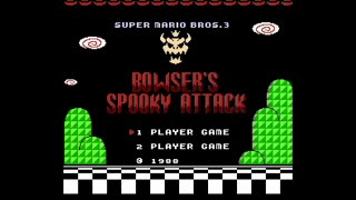 SMB Hack Longplay  Super Mario Bros 3 Bowsers Spooky Attack [upl. by Oznerol]