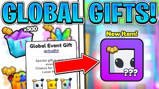 OPENING 500 GLOBAL EVENT GIFTS IN PET SIMULATOR 99 Roblox [upl. by Daahsar828]