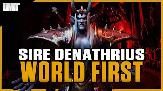 Limit vs Sire Denathrius WORLD FIRST  Castle Nathria [upl. by Nylanaj]