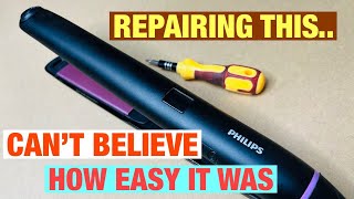 HOW to REPAIR PHILIPS hair STRAIGHTENER [upl. by Rramo]