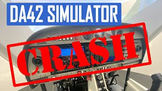 I crashed a DA42 Twinstar shorts [upl. by Llenrahs468]