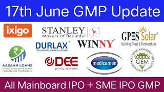 GPES Solar IPO  ixigo IPO  DEE Development IPO  Stanley Lifestyle IPO  Medicamen Organic IPO [upl. by Eenot]