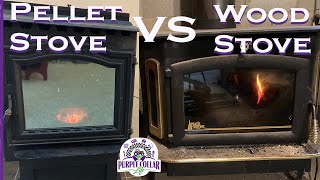 Pellet Stove VS Wood Stove Detailed comparison and review [upl. by Nylegna]