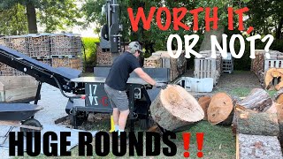 Breaking Down Some Huge Tree Service Rounds Is It Worth The Extra Effort firewood wolferidge [upl. by Arhat]