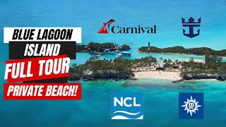 Blue Lagoon Island Bahamas Full Tour  Is This Cruise Excursion Worth It [upl. by Nerrol456]