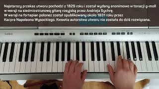 Polonez Ogińskiego Pożegnanie Ojczyzny pianino jak zagrać tutorial nuty Полонез Огинского [upl. by Ahsenyt121]