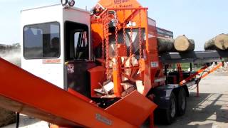 Multitek Firewood Processor Splitting 10quot Long Logs in The United Kingdom [upl. by Sink352]