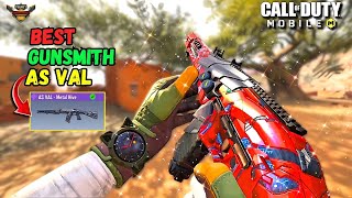 AS VAL Gunsmith For Call Of Duty Mobile  WHAT IS THE BEST GUN IN CALL OF DUTY MOBILE  codm [upl. by Cindee]