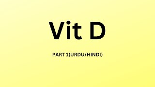 VIT D [upl. by Estel]