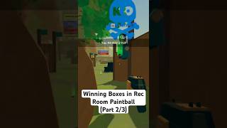 Winning Boxes in Rec Room Paintball Part 2 [upl. by Ynattirb]