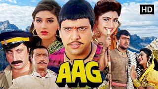 आग  गोविंदा की सबसे खतरनाक फिल्म  शिल्पा शेट्टी सोनाली बेंद्रे  Blockbuster Hindi Action Movie [upl. by Eecal]